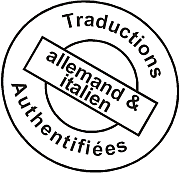 Traductions Authentifiées allemand et italien